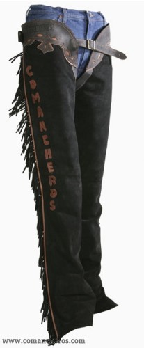 Chaps Pelle Camoscio Nero