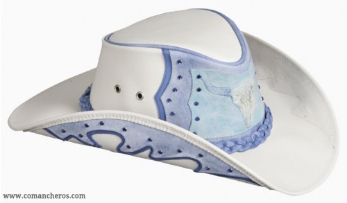 Cappello Western Bufalo Blu