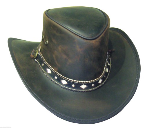 Comancheros Cappello Western Cuoio