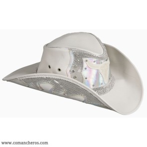 Cappello Country-western argento 