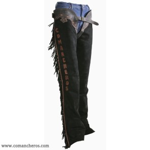 Chaps Pelle Camoscio Nero