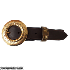 Cintura Fibbia Tonda OroCT56